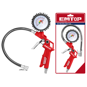PISTOLA INFLADOR DE NEUMATICOS 120PSI EMTOP EASGT8501 - Imagen 1