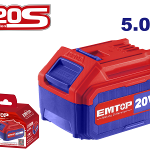 BATERIA DE LITIO 20V 5AH PARA LINEA P20S EMTOP EBPK20031 - Imagen 1