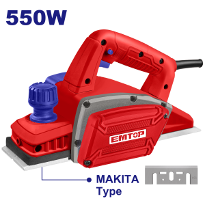 CEPILLO DE CARPINTERO ELECTRICO 550W EMTOP EECR0551 - Imagen 1