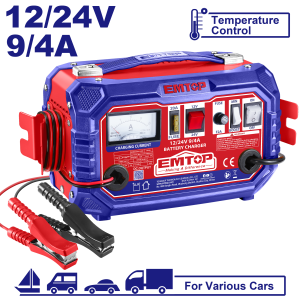 CARGADOR DE BATERIAS 12/24V EMTOP EFCR16011 - Imagen 1
