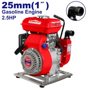 MOTOBOMBA A NAFTA 1" 2.5 HP 100L/MIN EMTOP EGWP2512 - Imagen 1