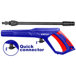 LANZA Y PISTOLA PARA HIDROLAVADORA EMTOP EHPS0101 - Imagen 1