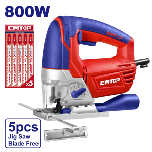 SIERRA CALADORA DE MANO 800W 3000RPM INDUSTRIAL EMTOP EJSW8001 - Imagen 1
