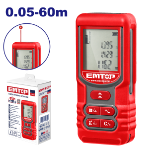 MEDIDOR DE DISTANCIA LASER 0-60M EMTOP EMDL1516 - Imagen 1