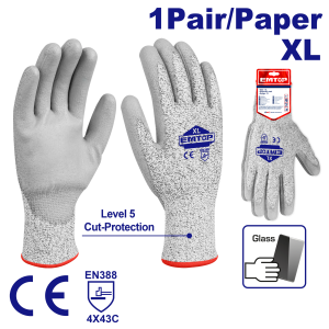 PAR DE GUANTES ANTI CORTE XL EMTOP EPGV0301 - Imagen 1