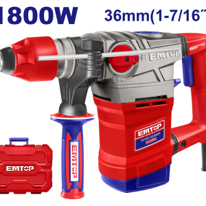 ROTOMARTILLO 1800W 7J SDS PLUS EMTOP ERHRP1801 - Imagen 1