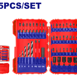 SET45 MECHAS Y PUNTAS PARA ATORNILLADOR EMTOP ESBT04501 - Imagen 1