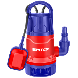 BOMBA SUMERGIBLE 750W 1 HP PLASTICA EMTOP EWPPQ07508 - Imagen 1